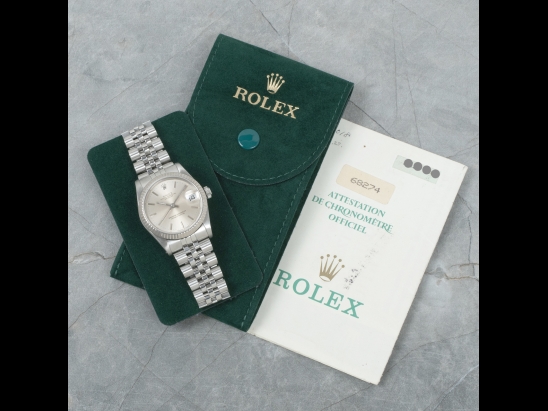 Rolex Datejust 31 Argento Jubilee Silver Lining Dial - Rolex Guarante 68274